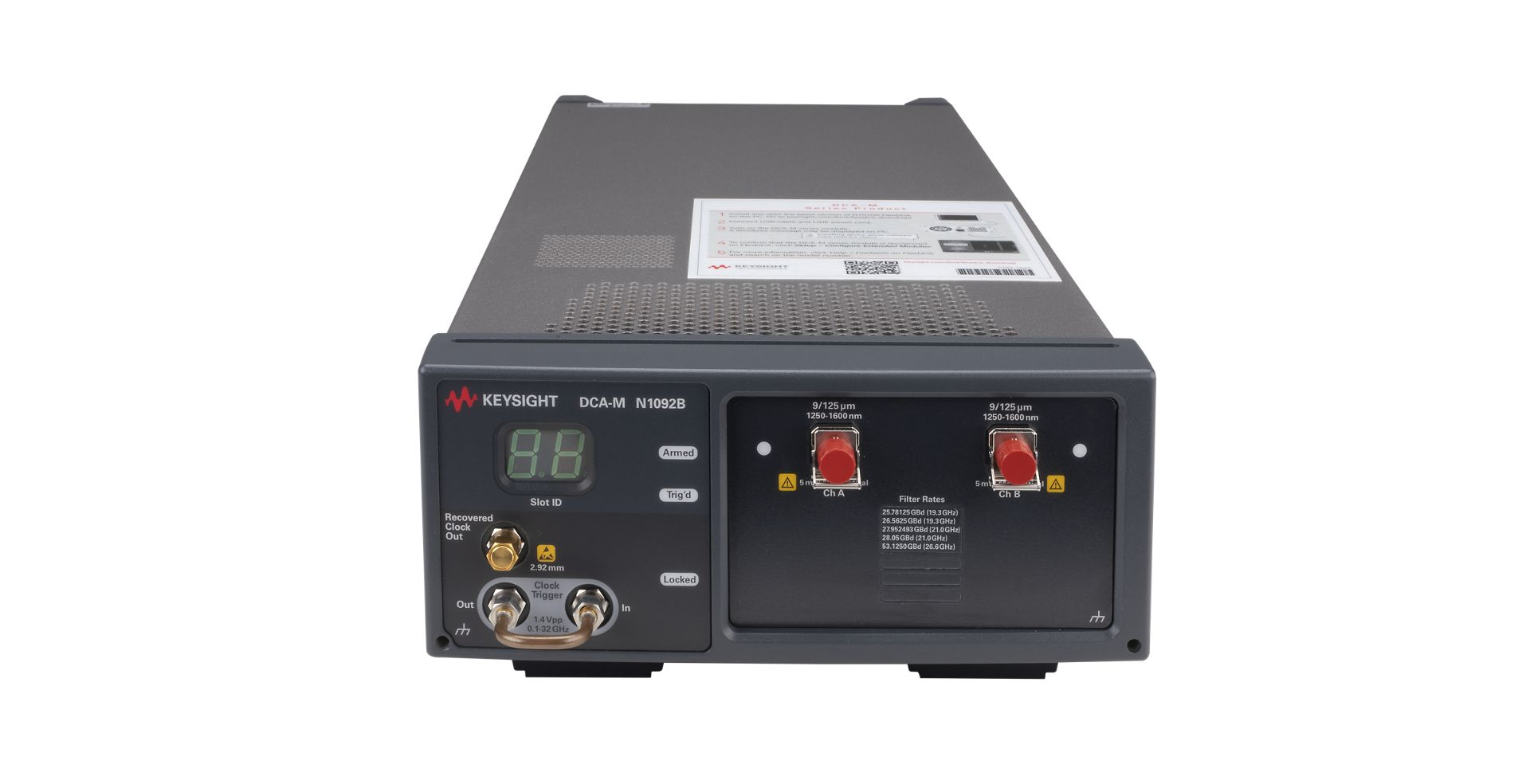 KEYSIGHT N1092B 2 光通道采样示波器（光通道 - 3dB 带宽典型值 28GHz）