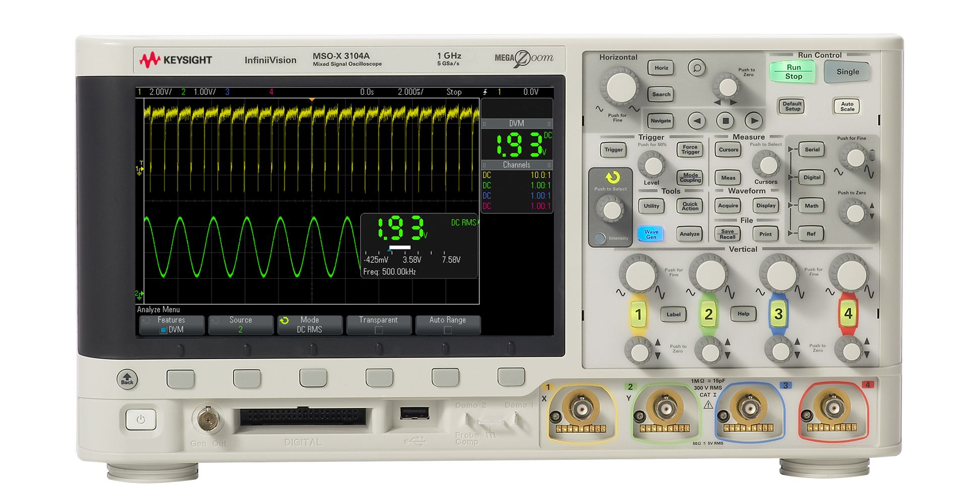 Keysight MSOX3104A 高性能混合信号示波器