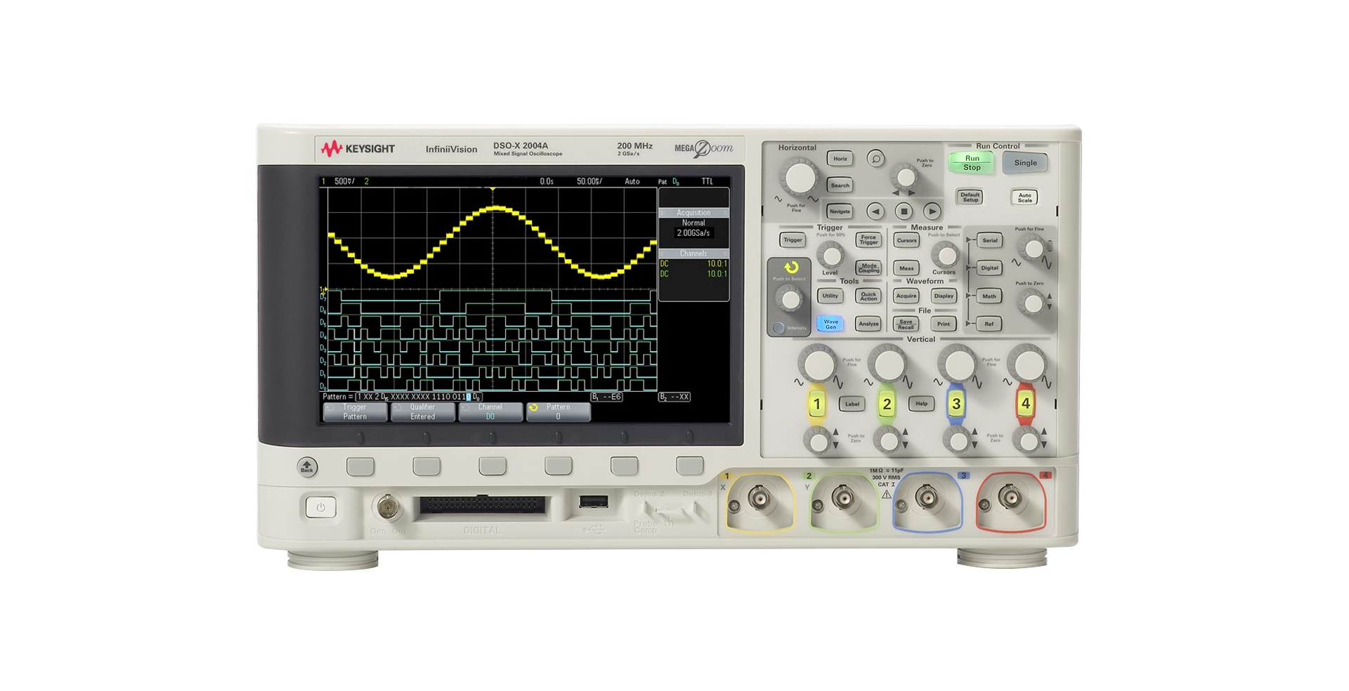 Keysight DSOX2004A 经济型数字存储示波器