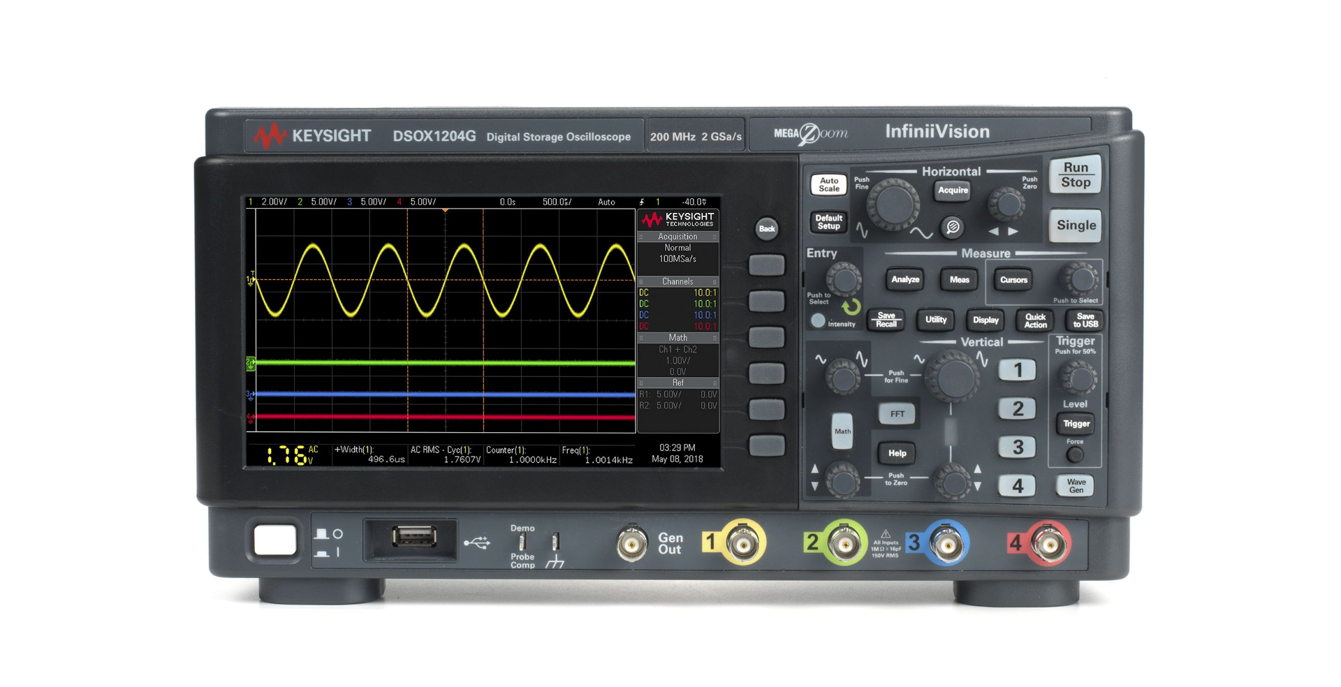 Keysight DSOX1204G 数字示波器