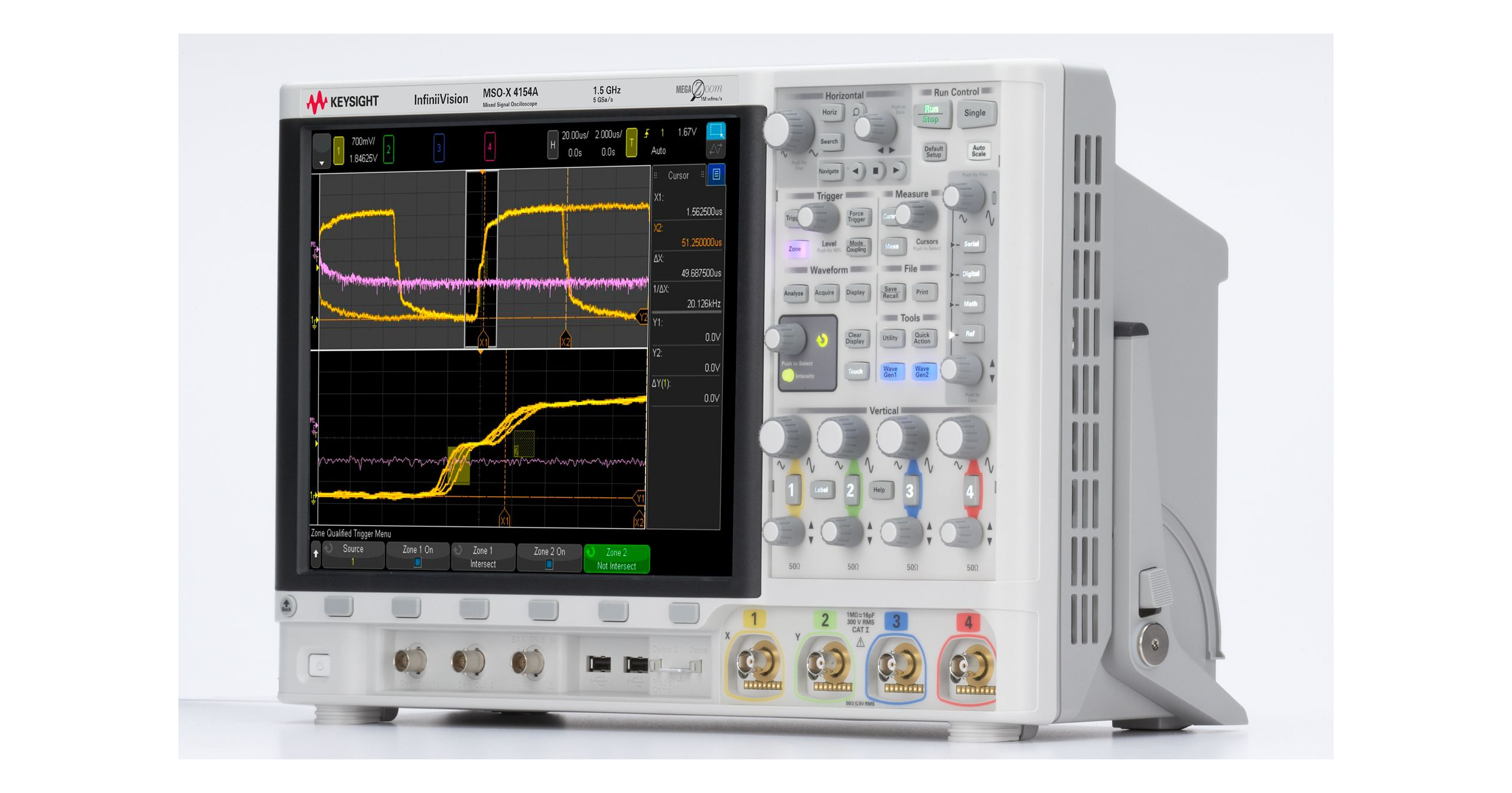 是德MSOX4154A混合信号示波器 - 是德科技高性能测试解决方案