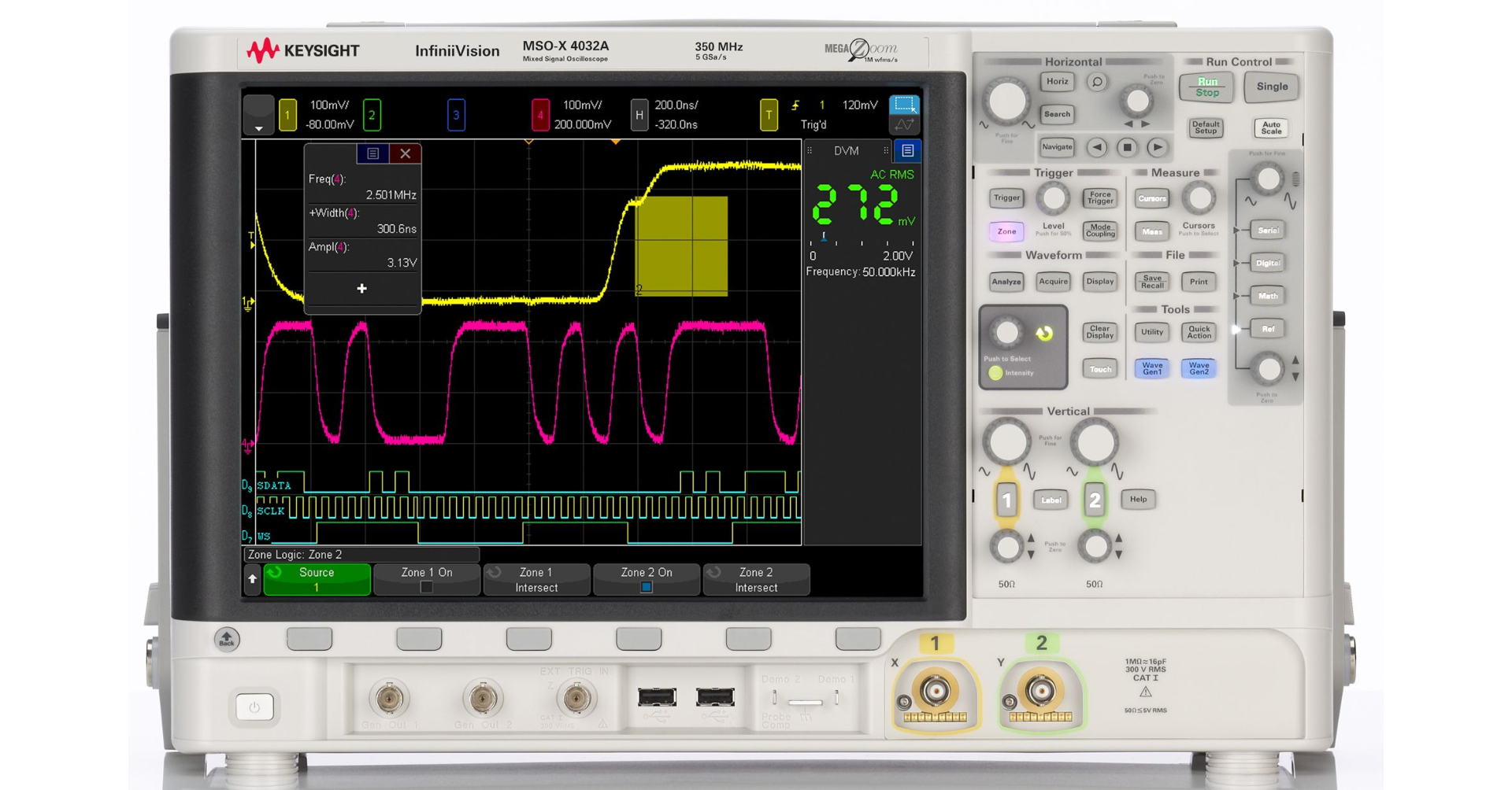 Keysight MSOX4032A混合信号示波器