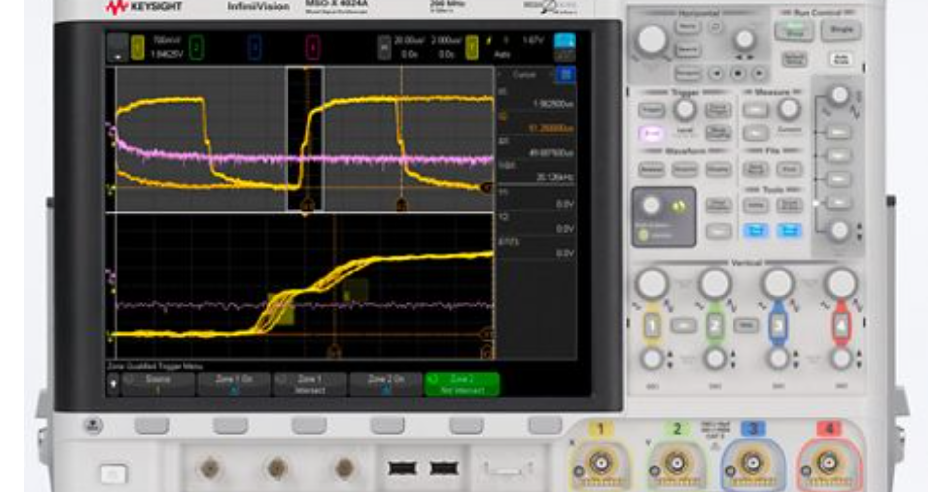 是德MSOX4024A混合信号示波器 200MHz带宽 低噪声高精度
